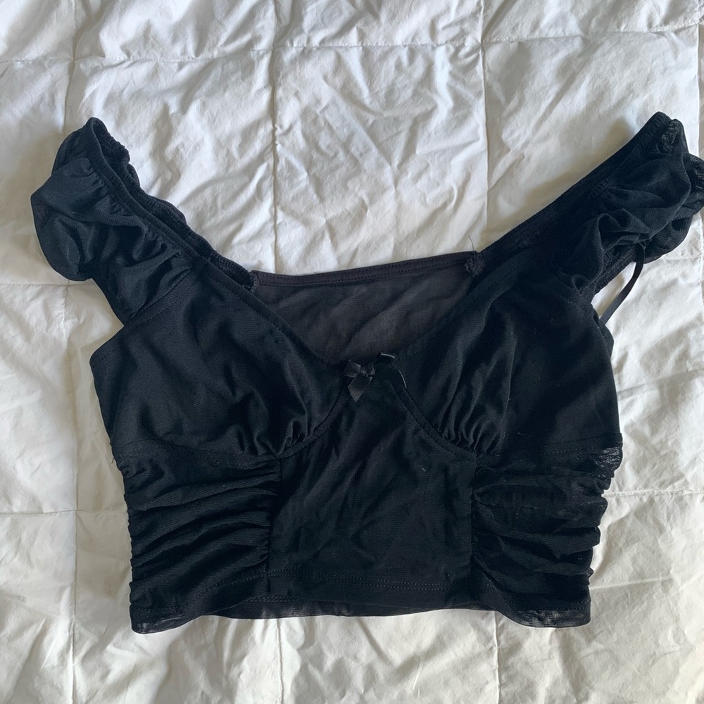 Sheer Mesh Top